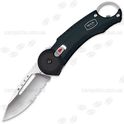 Нож складной Buck REDPOINT cat.3047, 420HC, черная рукоять, серрейтор  в интернет-магазине охотничьих товаров - купить в Москве с доставкой по России