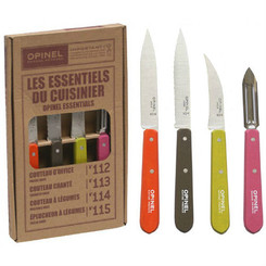 Набор ножей Opinel Less Essentieles цветные рукоятки в интернет-магазине охотничьих товаров - купить в Москве с доставкой по России