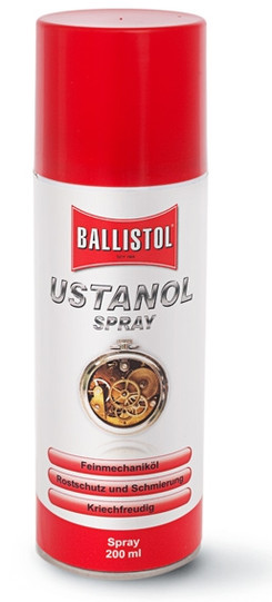 Масло нейтральное Ballistol Ustanol spray 200мл в интернет-магазине охотничьих товаров - купить в Москве с доставкой по России