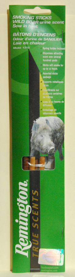 Приманка Remington для кабана - искуственный ароматизатор выделений самки, дымящ. палочки в интернет-магазине охотничьих товаров - купить в Москве с доставкой по России