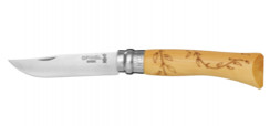 Нож Opinel №7VRI Nature - Leaves в интернет-магазине охотничьих товаров - купить в Москве с доставкой по России