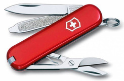Нож перочинный Victorinox Classic 58мм 7 функций красный подарочная коробка в интернет-магазине охотничьих товаров - купить в Москве с доставкой по России