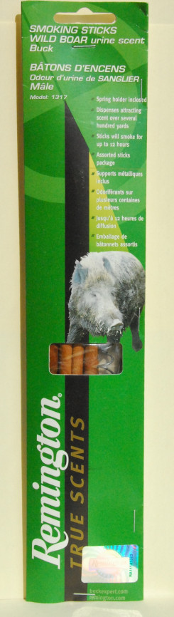 Приманка Remington для кабана - искуственный ароматизатор выделений самца, дымящ. палочки в интернет-магазине охотничьих товаров - купить в Москве с доставкой по России
