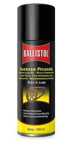 Масло для велосипедных цепей Ballistol Bike-X-Lube спрей 200мл в интернет-магазине охотничьих товаров - купить в Москве с доставкой по России
