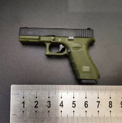 Пистолет модель металлическая Glock 17 зелёный в интернет-магазине охотничьих товаров - купить в Москве с доставкой по России