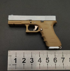 Пистолет модель металлическая Glock 17 песочный в интернет-магазине охотничьих товаров - купить в Москве с доставкой по России